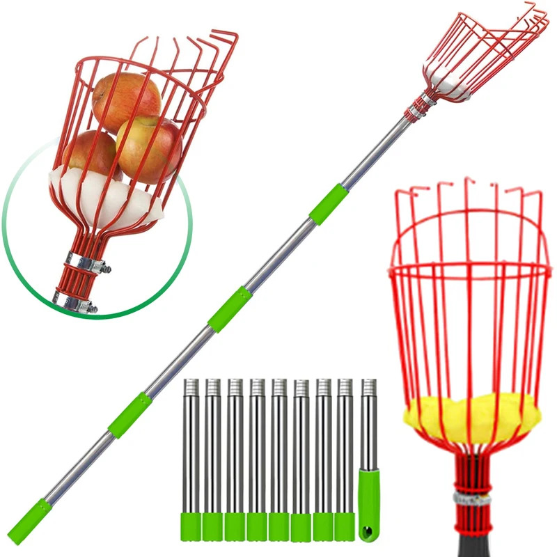 Fishing Rod Telescopic - Garden Farm Stainless Steel Telescopic Rod