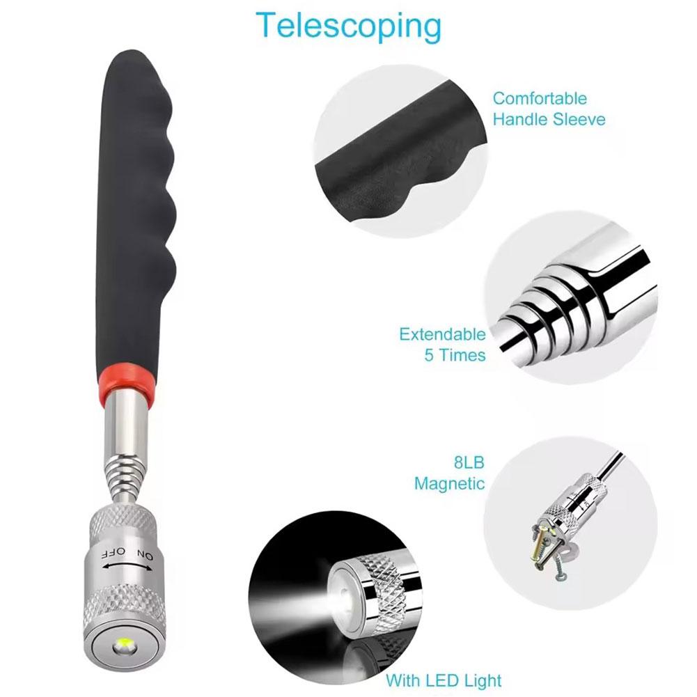 Telescopic Magnetic Pen with L - Fishing Rod Telescopic recension och pris