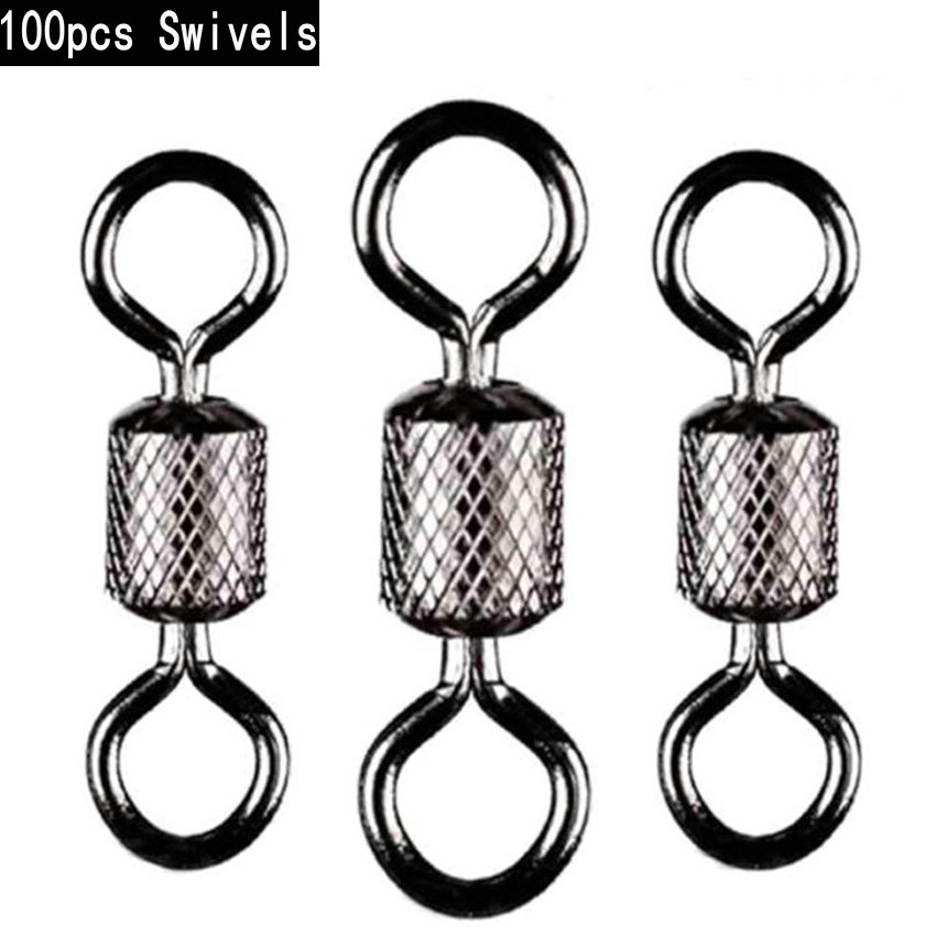 100pcs/box Fishing Swivel 1#-1 - Fishing Rod Case recension och pris