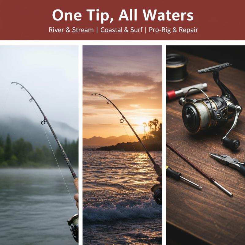 Fishing Rod Tip Line Rotatable - Fishing Rod Travel recension och pris