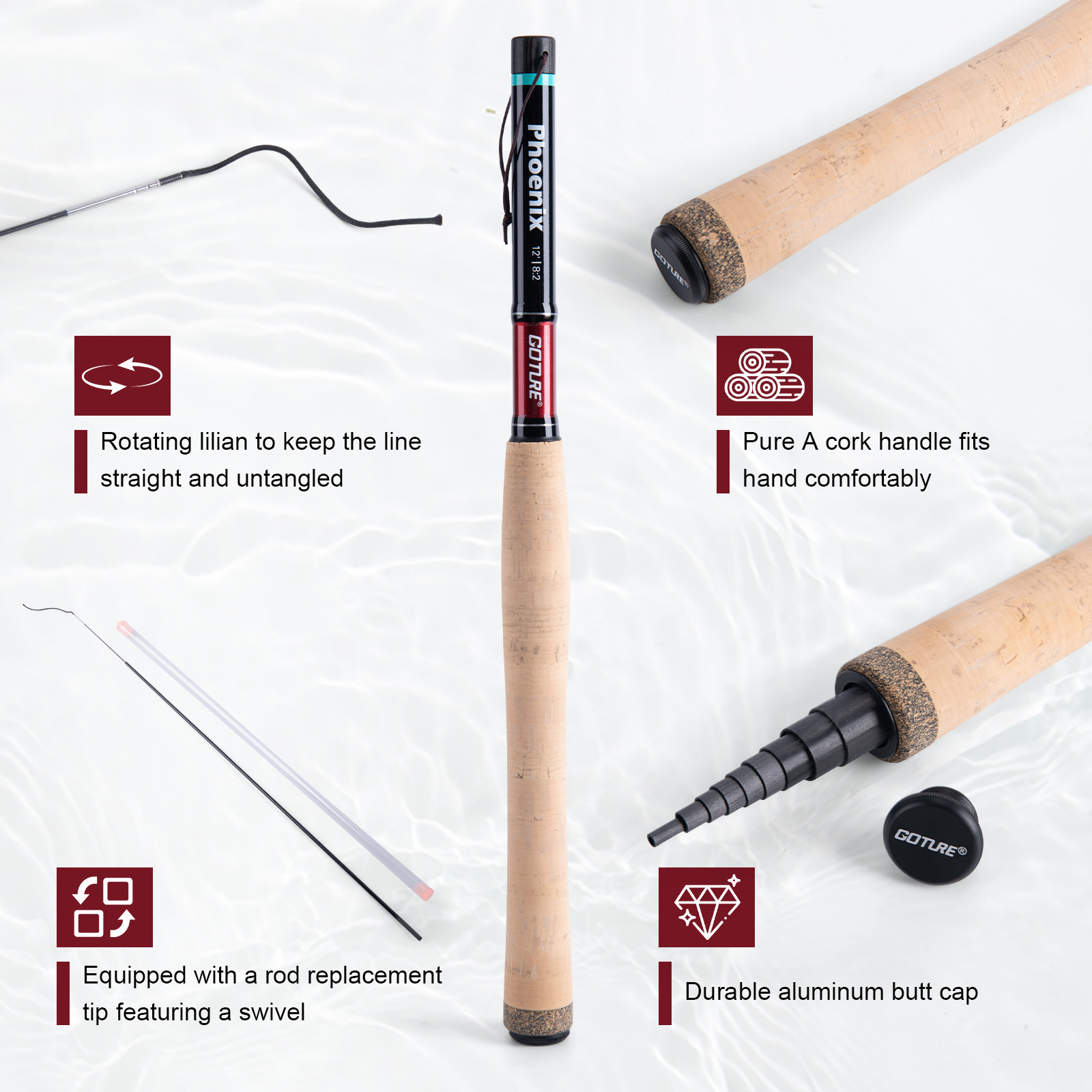 Goture Fishing Rod Combo Fly F - Fishing Rod Fly recension och pris
