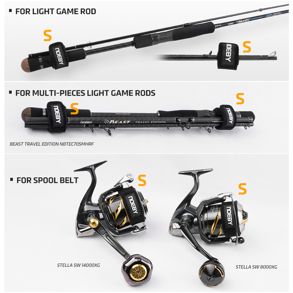 NOEBY Fishing Rod Strap Wide P - Fishing Rod Spinning recension och pris