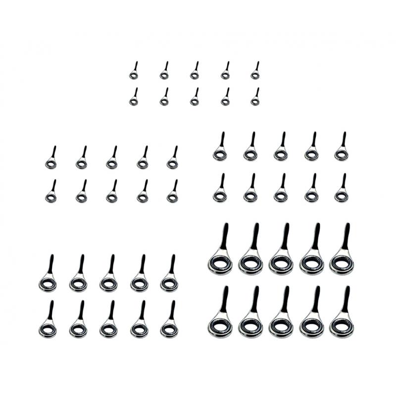 Set of 10 Telescopic Fishing R - Fishing Rod Guide Replacement recension och pris
