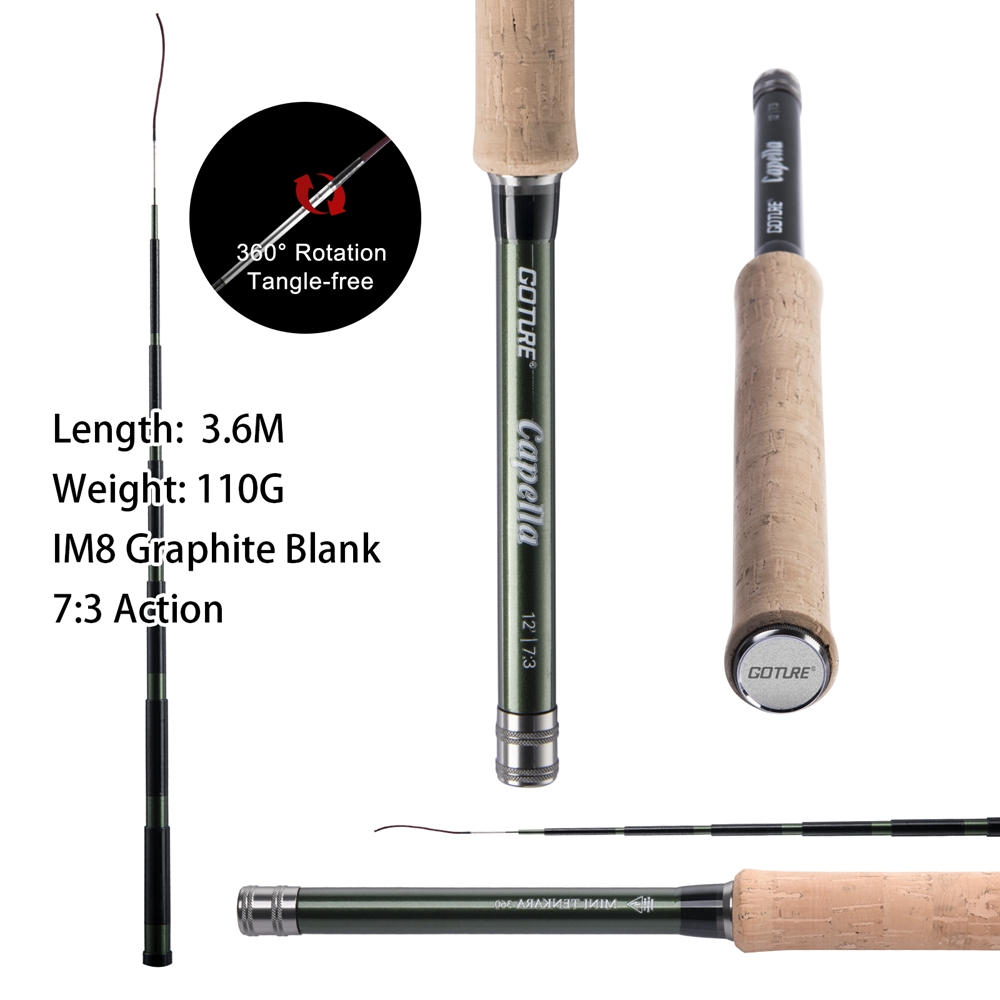Goture Tenkara Fly Fishing Rod - Fishing Rod Combo recension och pris