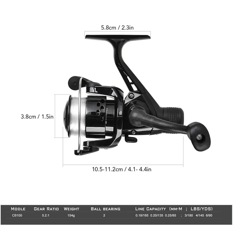 BRAVMAK 2.1/ 2.3 mTelescopic F - Fishing Rod Combo recension och pris
