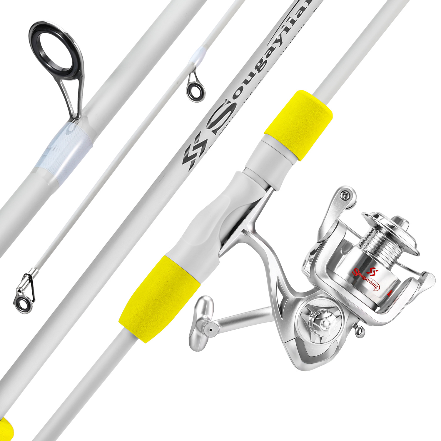 Sougayilang 2section Spinning  - Fishing Rod Combo recension och pris